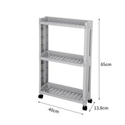 Etagère poulie mobile mesures