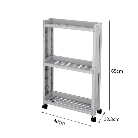 Etagère poulie mobile mesures