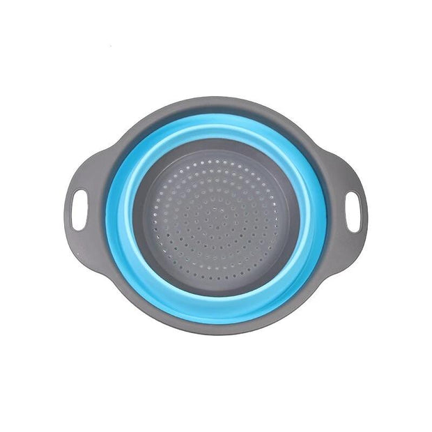 passoire pliable bleue