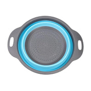 grande passoire pliable bleue