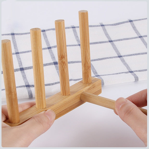 Porte assiette en bois