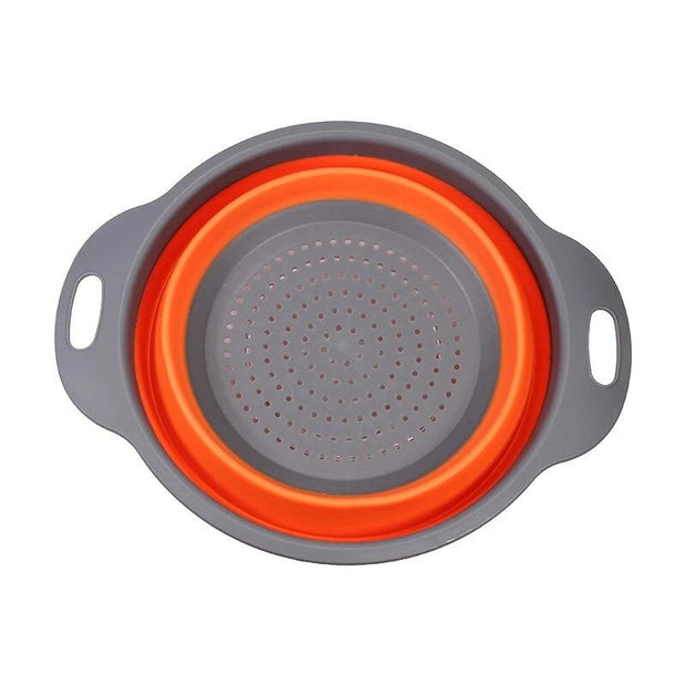 grande passoire pliable orange
