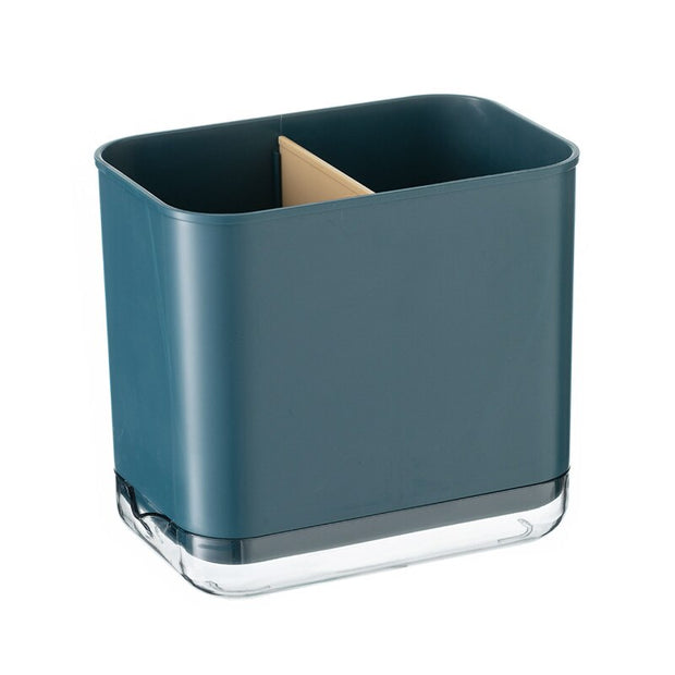 Range couverts bleu