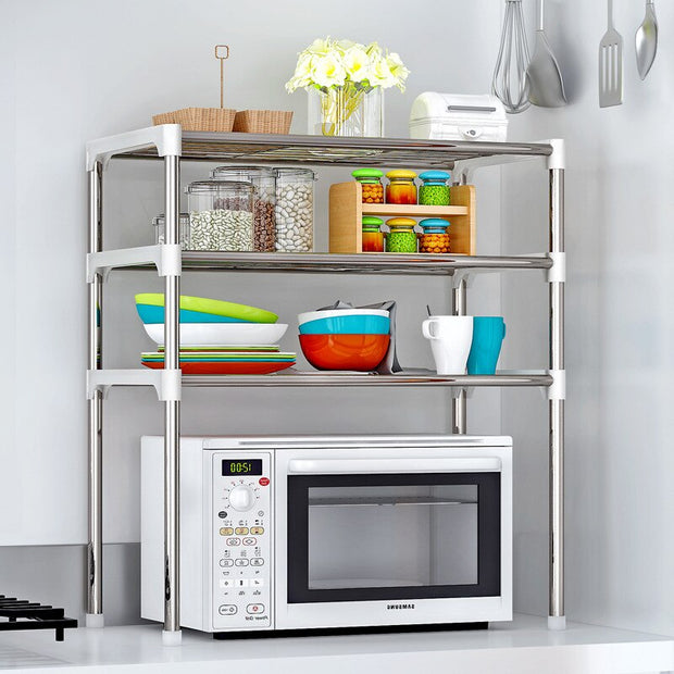 Etagère micro-onde acier 