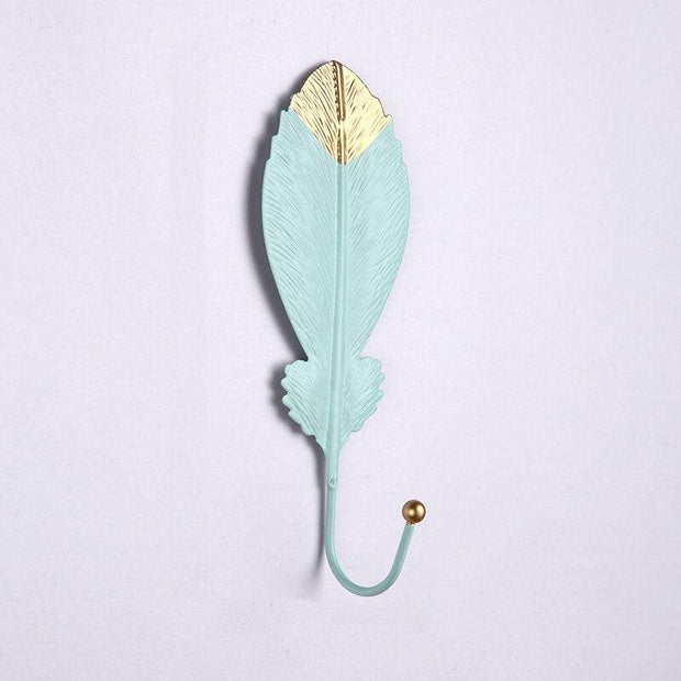 Crochet en forme de feuille