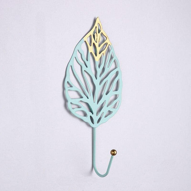 Crochet en forme de feuille