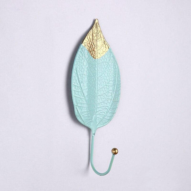 Crochet en forme de feuille